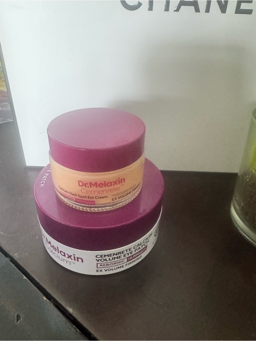 Cementrete Calcium Dark Spot Eye Cream and Volume Eye Patches